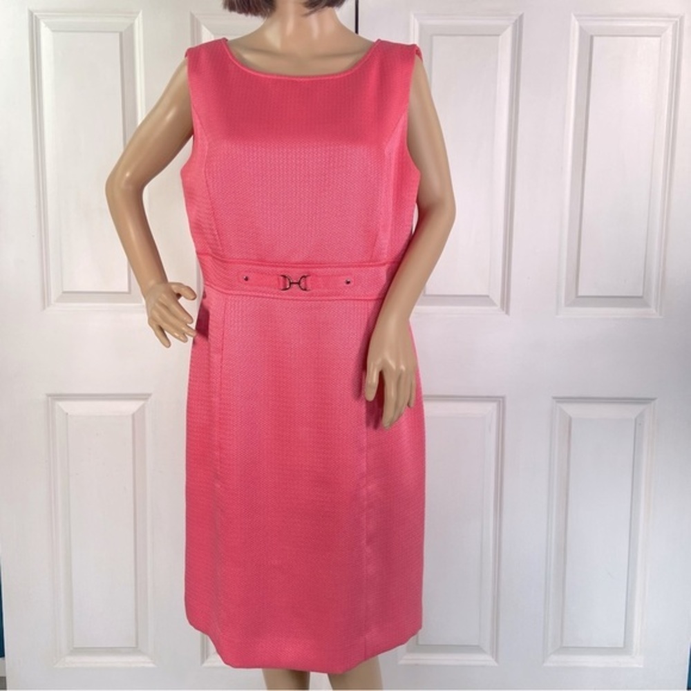 Tahari Arthur S. Levine Textured Sheath Dress